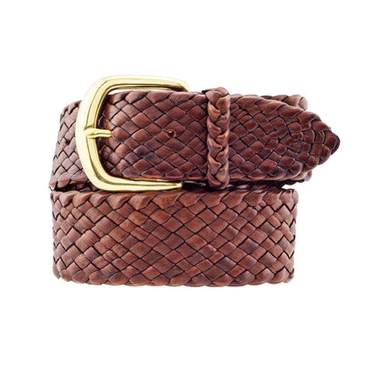 Jumbuck Kangaroo Plaited Belt - 38mm (1 ½") Wide