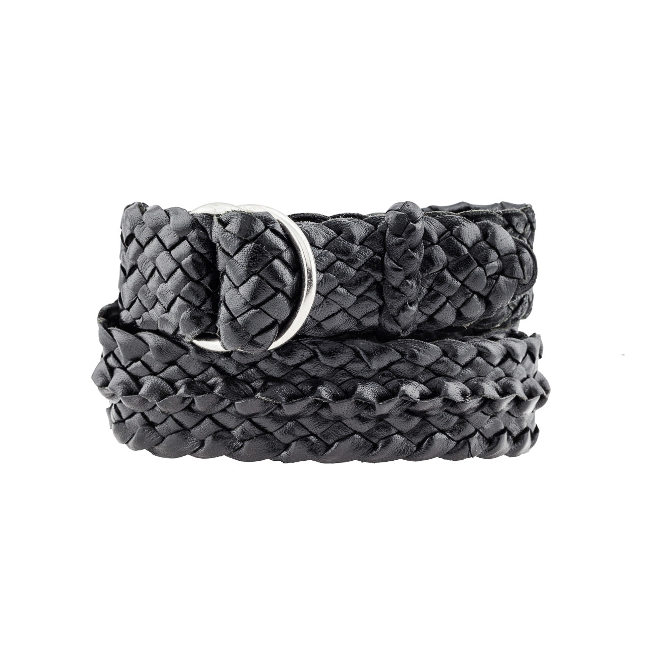 Croc Ridge Kangaroo Plaited Mens Ring Belt (35mm Wide)