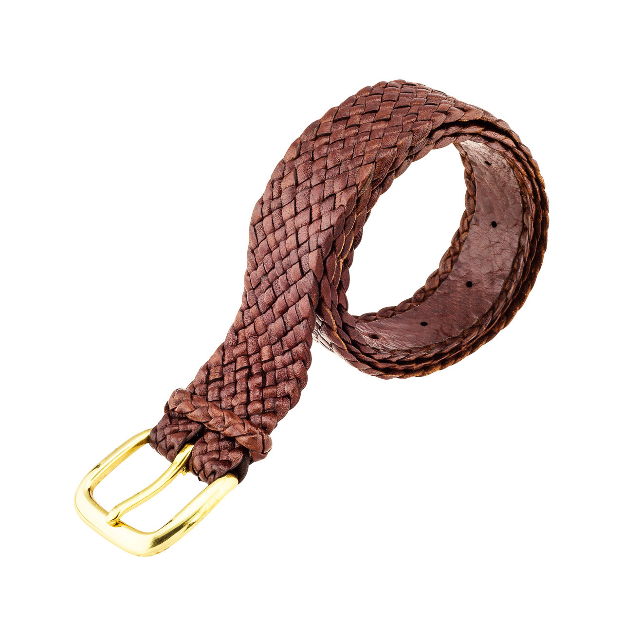 Drover Kangaroo Plaited Mens Buckle Belt (35mm Wide)