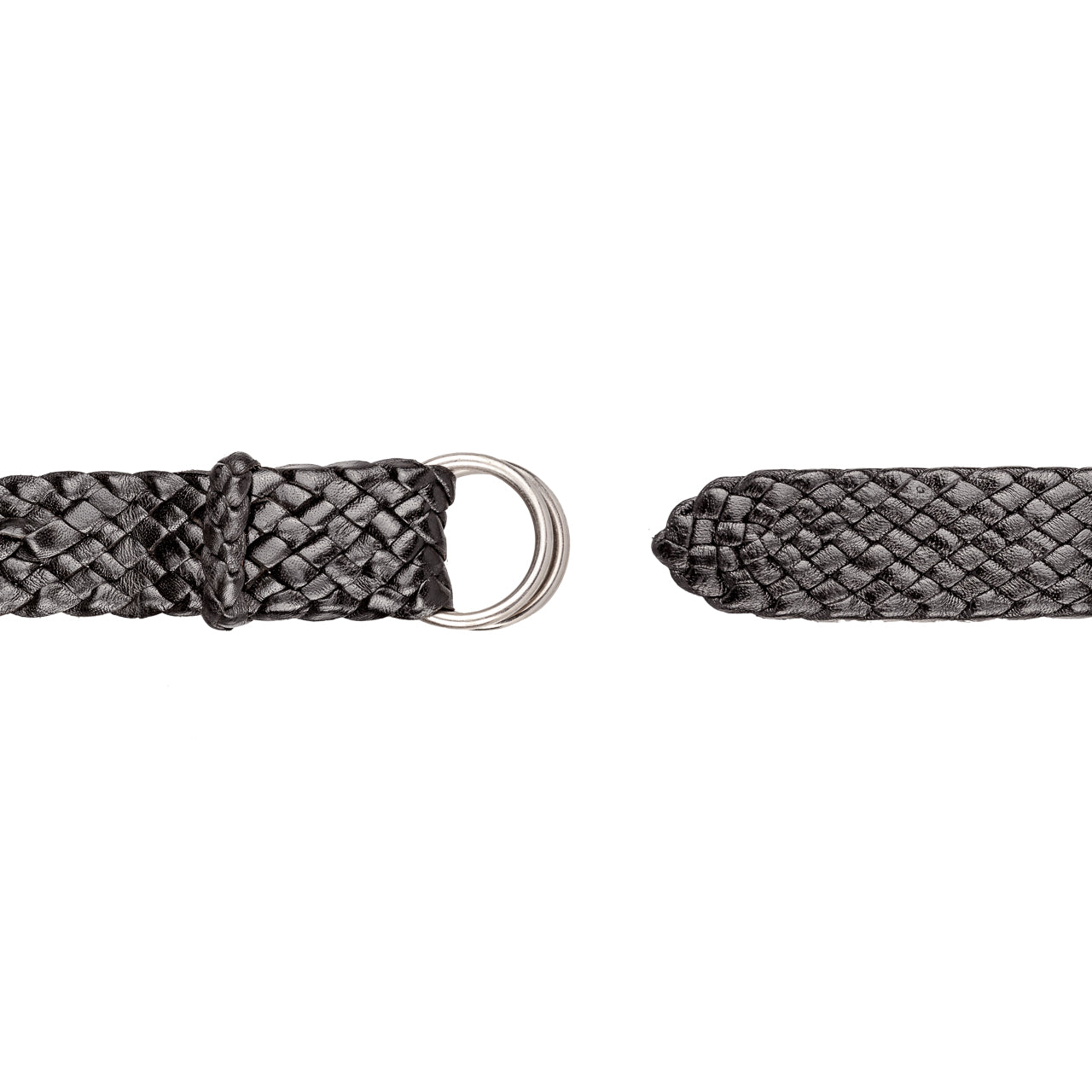 Croc Ridge Kangaroo Plaited Mens Ring Belt (35mm Wide)