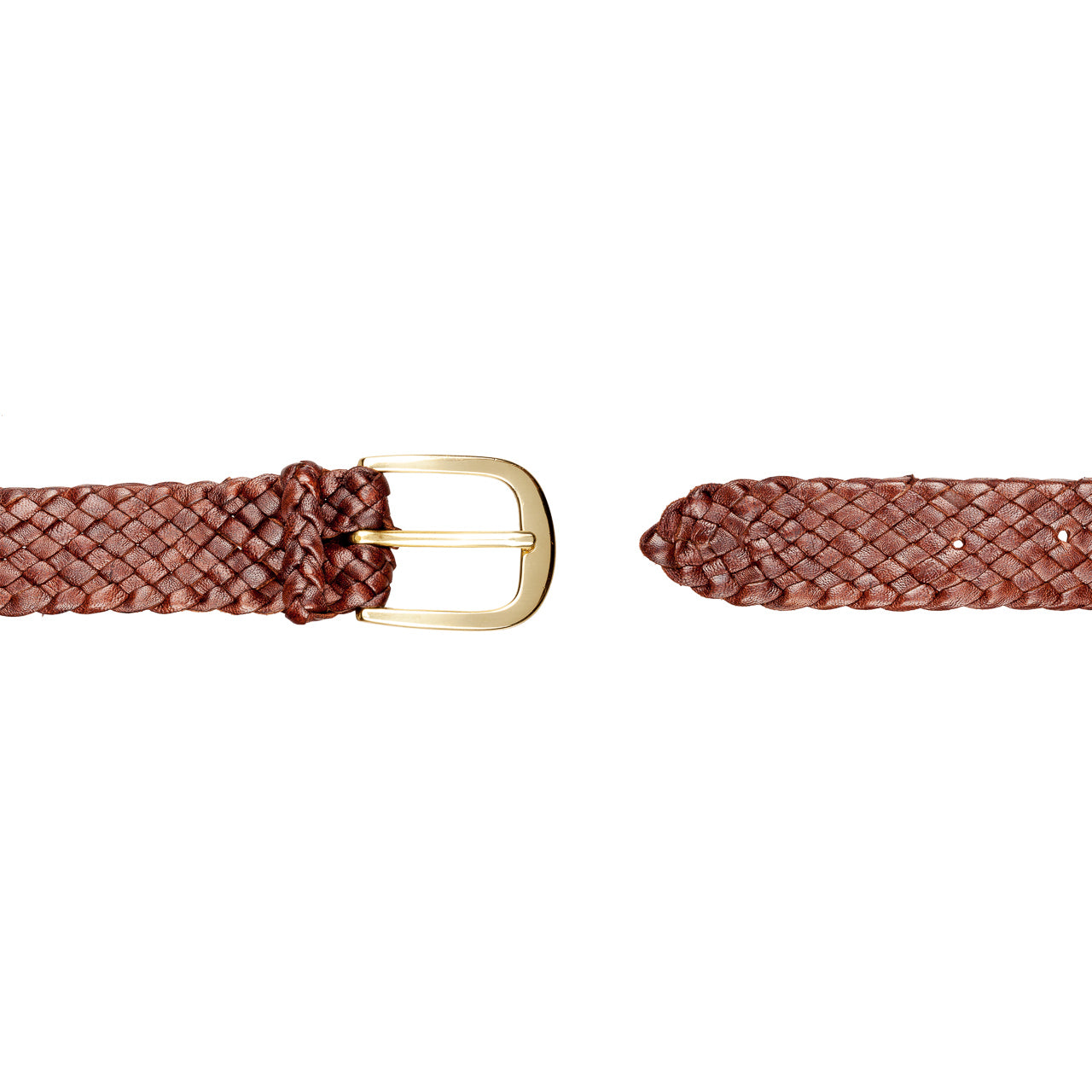 Monash Kangaroo Plaited Mens Buckle Belt (30mm Wide)