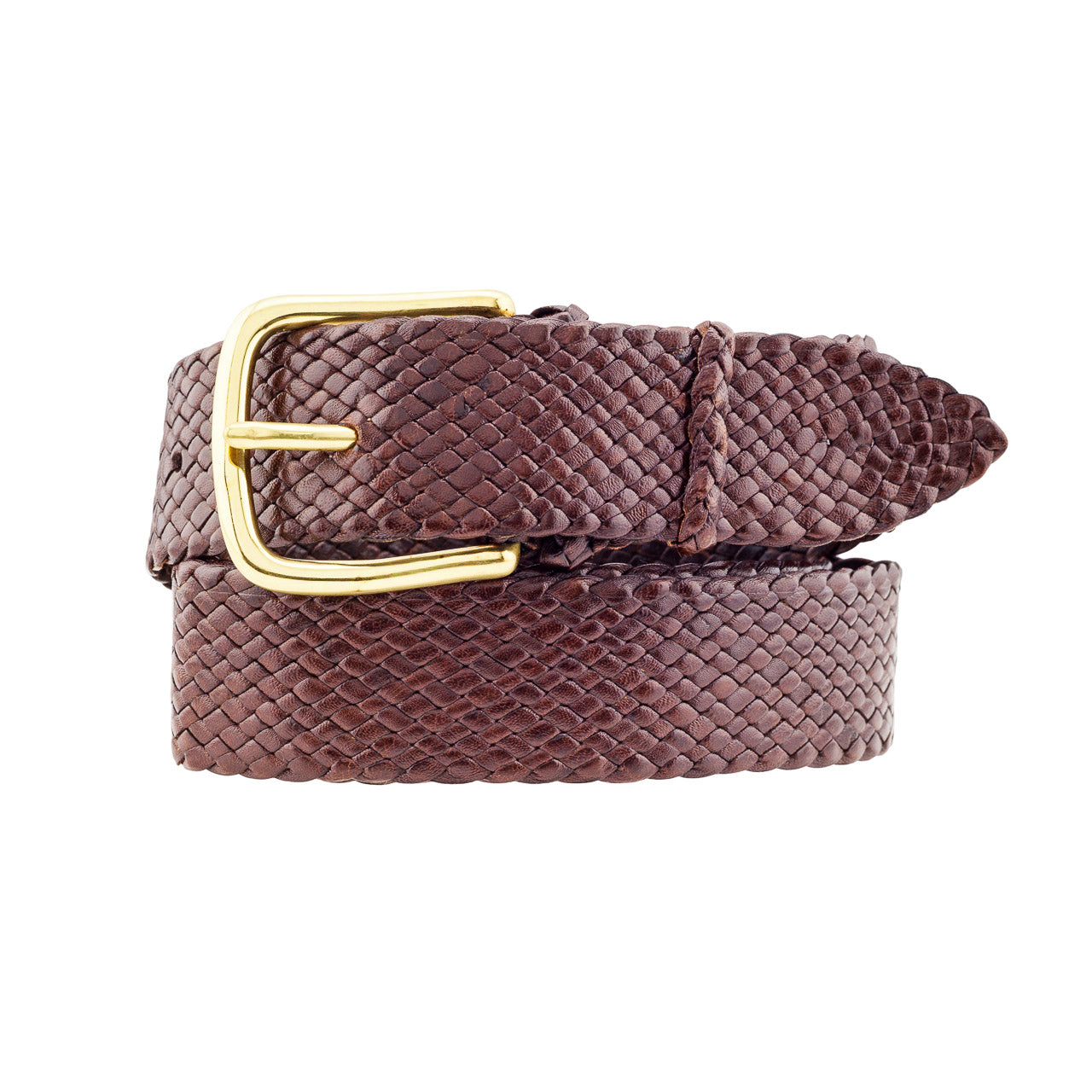 Tan Mens Eureka Belt: Goldmine of style and durability. Classic, 16 strands of Kangaroo, plaited in Brisbane. Refined outback feel. Available in Black or Tan.