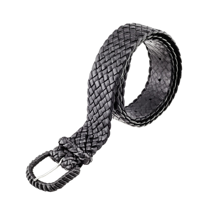 Pioneer - Kangaroo Plaited Ladies Leather Belt (30mm Wide) – Badgery Belts