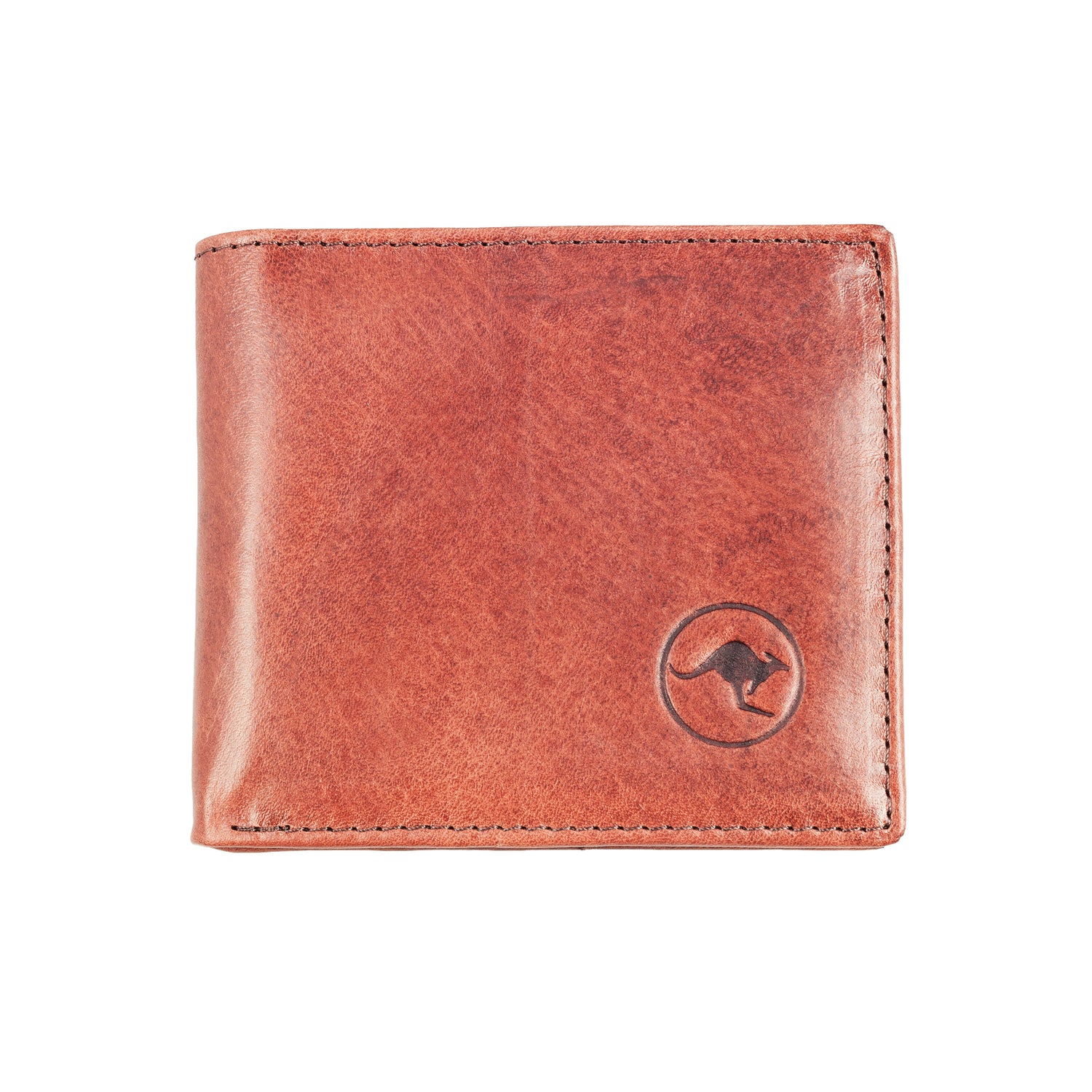 Single Fold Badgery Belts Premium Kangaroom Leather Wallet